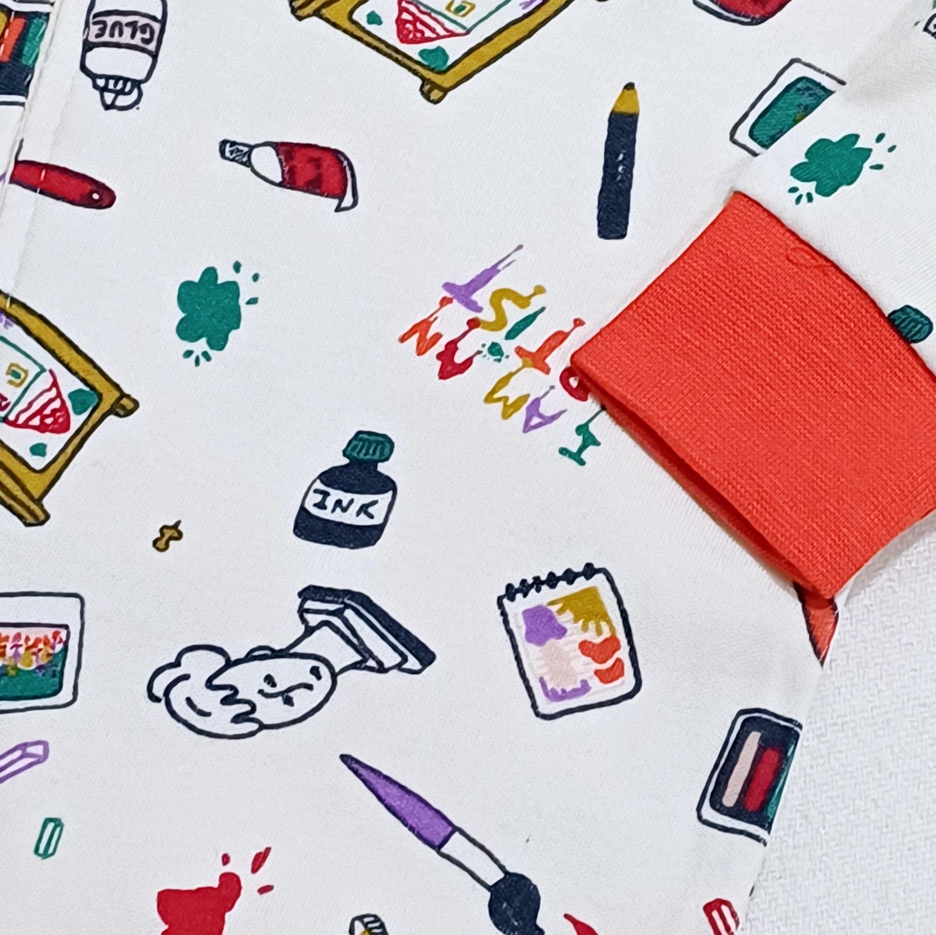 Pyjama bébé avec fermeture éclair pour bébé de 0 à 9 mois Peintures – Image 2