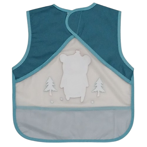 Bavoir bébé transparent Petit Ours – Image 4