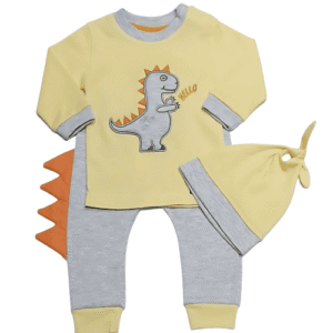 Bébé – Ensemble 3 pièces  Dino 3 au 12 mois