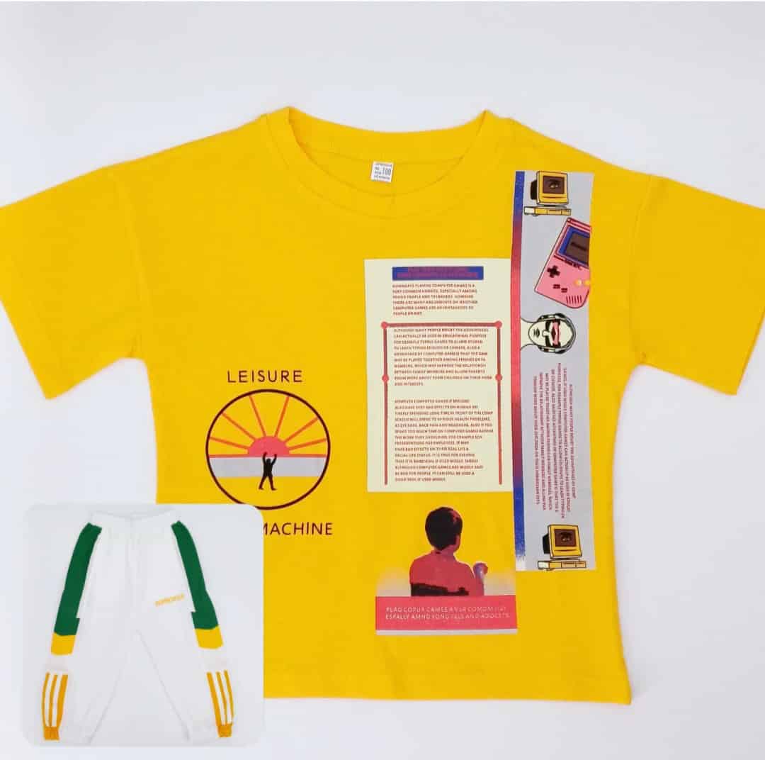 Ensemble 2 pièces T-shirt et pantalon Disco pour fille de 2 à 4 ans