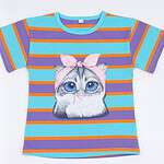 T-shirt Enfant Chat - Taille 4-5 ans