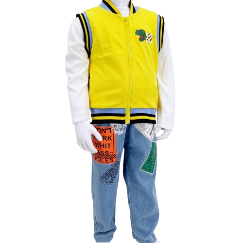 Gilet bébé Dino 18 mois à 2 ans