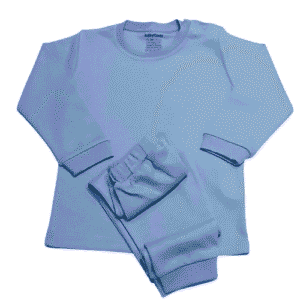 Bébé - Ensemble 2 pièces Bleu: Pantalon et Chemisier du 3 au 24 mois
