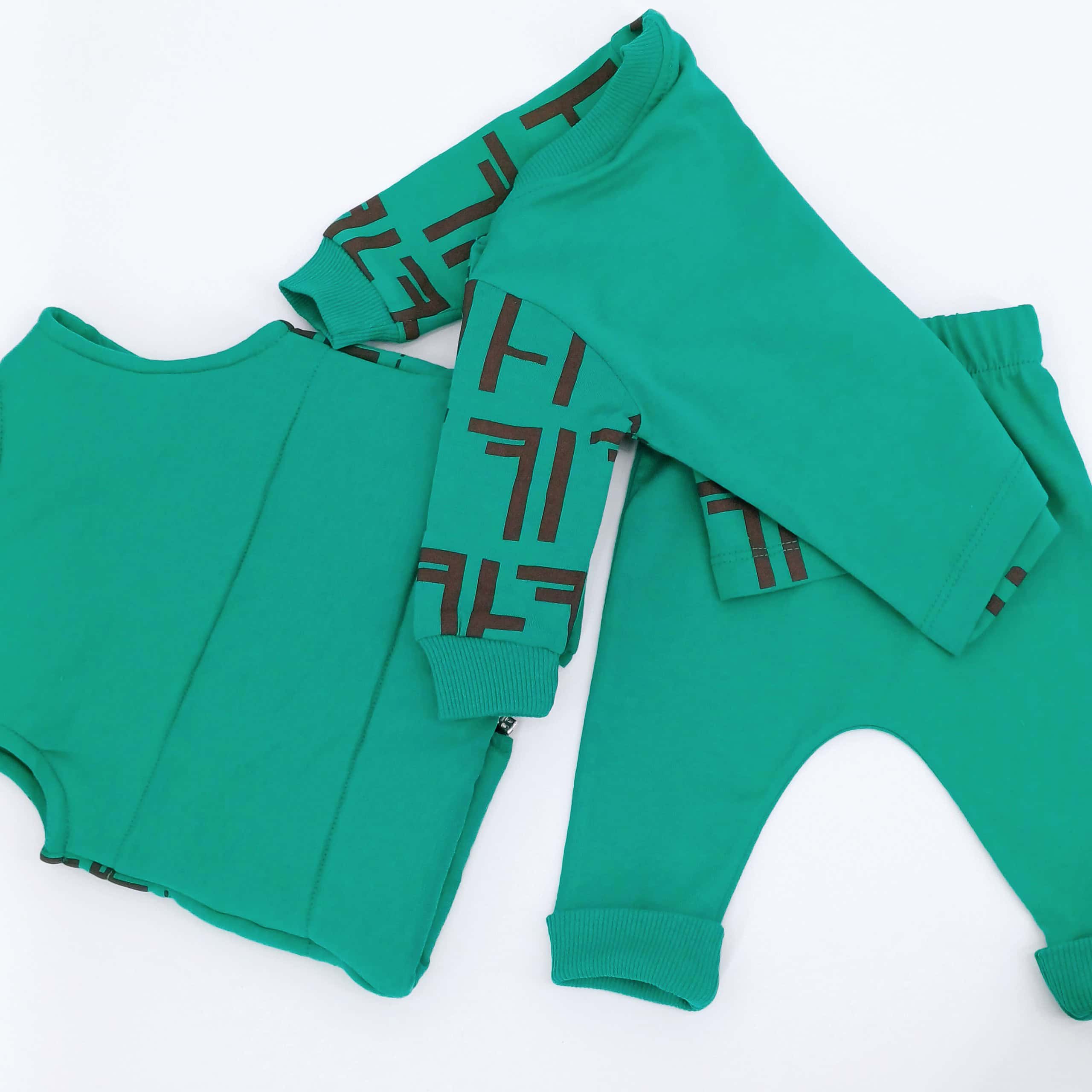 Ensemble Bébé en Coton avec Motif Ours - 3 Pièces (0-3, 3-6 et 6-9 mois) – Image 5