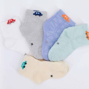 Lot de 5 paires de chaussettes pour enfant de 1 à 2 ans