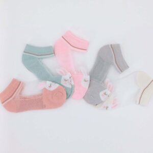 Lot de 5 paires de chaussettes pour fille de 3 à 5 ans