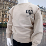 Découvrez notre sweat-shirt pour garçons 'Cool Boy', taille 1 à 4 ans. Confortable et tendance, il allie coton doux, polyester durable et élasthanne pour un style parfait. Disponible en beige.