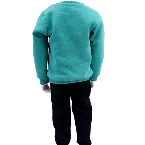 Ensemble hiver chaud et confortable pour garçons (5-8 ans). Sweat "Gamer Legend" et pantalon noir. Idéal pour un look stylé et pratique cet hiver !