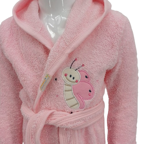 Découvrez ce peignoir de bain bébé avec capuche et broderie papillon, parfait pour les enfants de 0-1 an et 1-2 ans. Doux, absorbant et adorable—idéal pour l'après-bain.