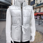 Veste sans manches pour enfants, de couleur dorée et fabriquée en Turquie, est parfaite pour les jeunes filles de 3 à 5 ans.