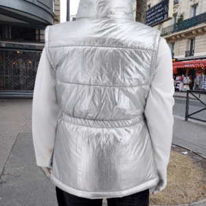 Veste sans manches pour enfants, de couleur dorée et fabriquée en Turquie, est parfaite pour les jeunes filles de 3 à 5 ans.