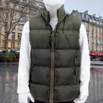 Gilet matelassé garçon - Couleur kaki foncé, automne