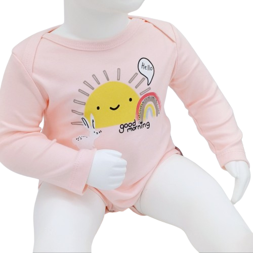 Body Bébé "Good Morning" en 100% Coton