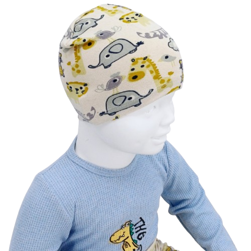 Ensemble bébé 3 pièces en coton avec body "The Dino", pantalon et bonnet, 3-18 mois