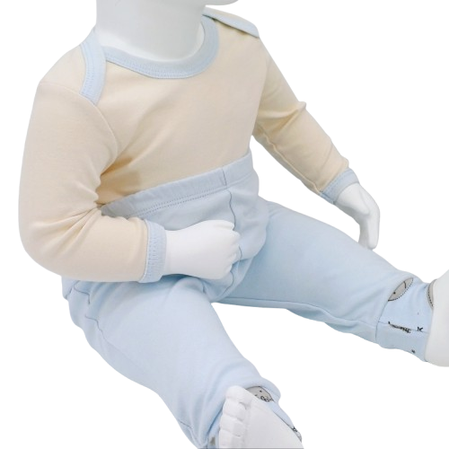 Ensemble Bébé en Coton "Doux Rêves" - 3 pièces (3-6, 6-9, 9-12 et 12-18 mois) – Image 4