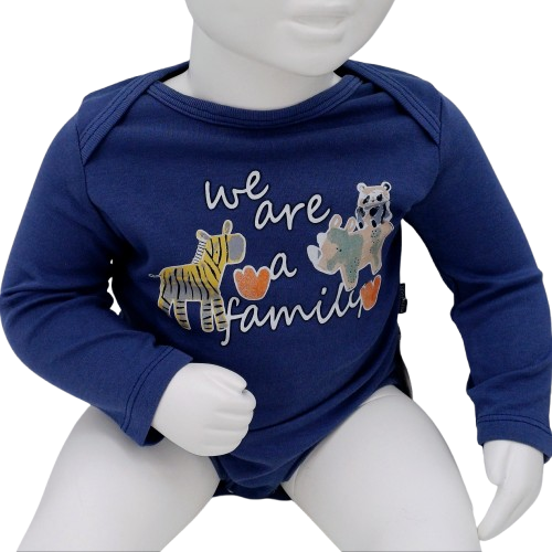 Bodies manches longues pour bébé en 100 % coton. Confortables et pratiques avec des motifs animaliers adorables, parfaits pour les bébés de 3 à 12 mois. Livraison rapide en Belgique.