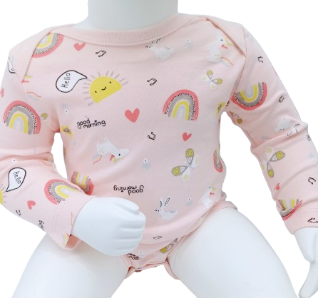 Body Bébé "Good Morning" en 100% Coton