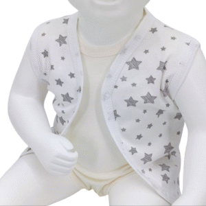 Gilet bébé Etoiles - 3-24 mois