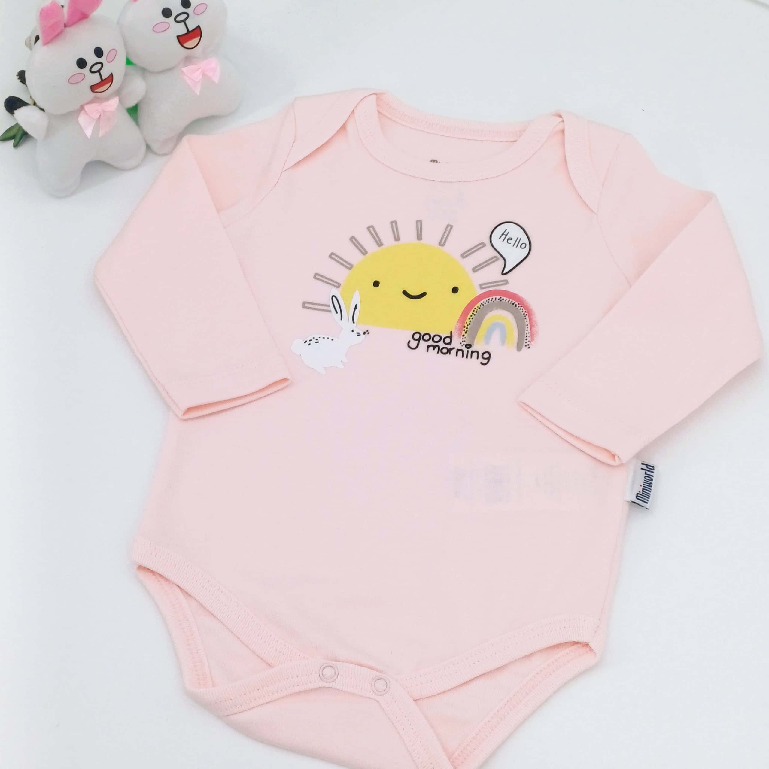 Body Bébé "Good Morning" en 100% Coton