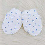 Lot de 2 paires de moufles anti-griffes pour bébé en coton