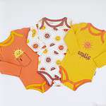 lot de 3 bodies à manches longues pour bébé