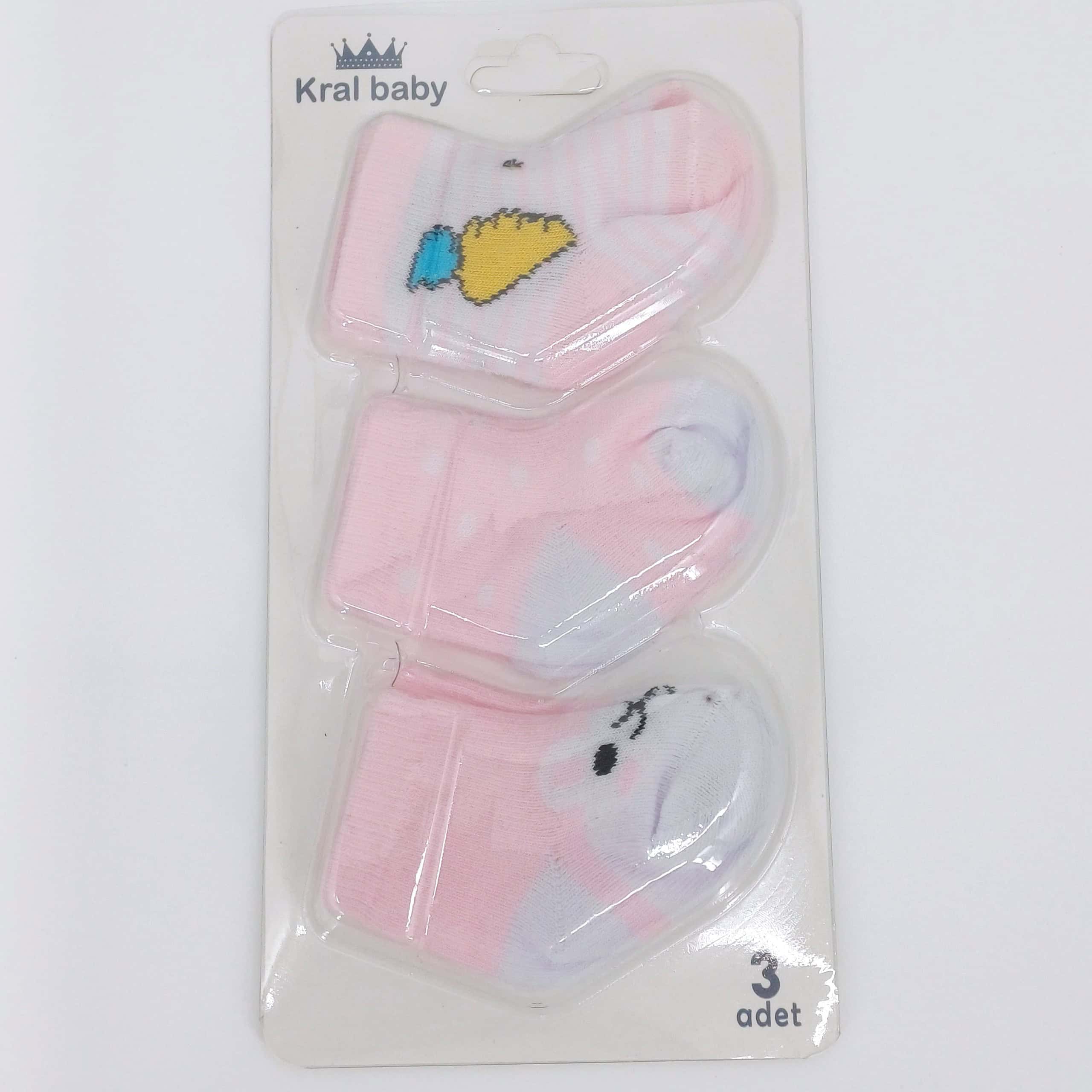 Lot de 3 paires de chaussettes pour nouveau-né