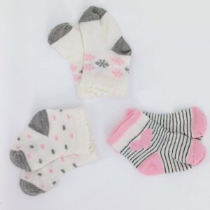 Lot de 3 paires de chaussettes pour nouveau-né