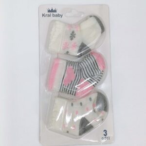 Lot de 3 paires de chaussettes pour nouveau-né