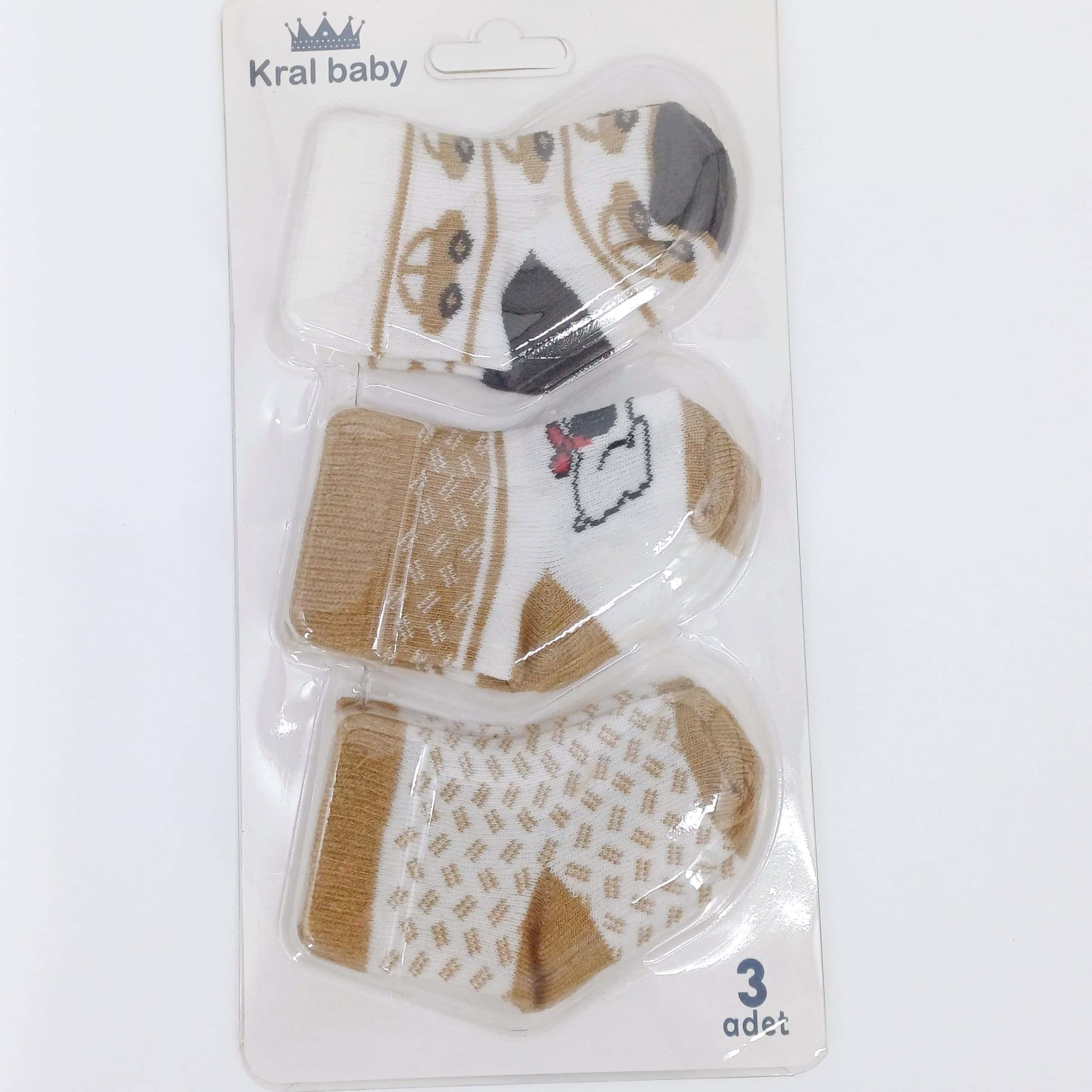 Lot de 3 paires de chaussettes pour nouveau-né