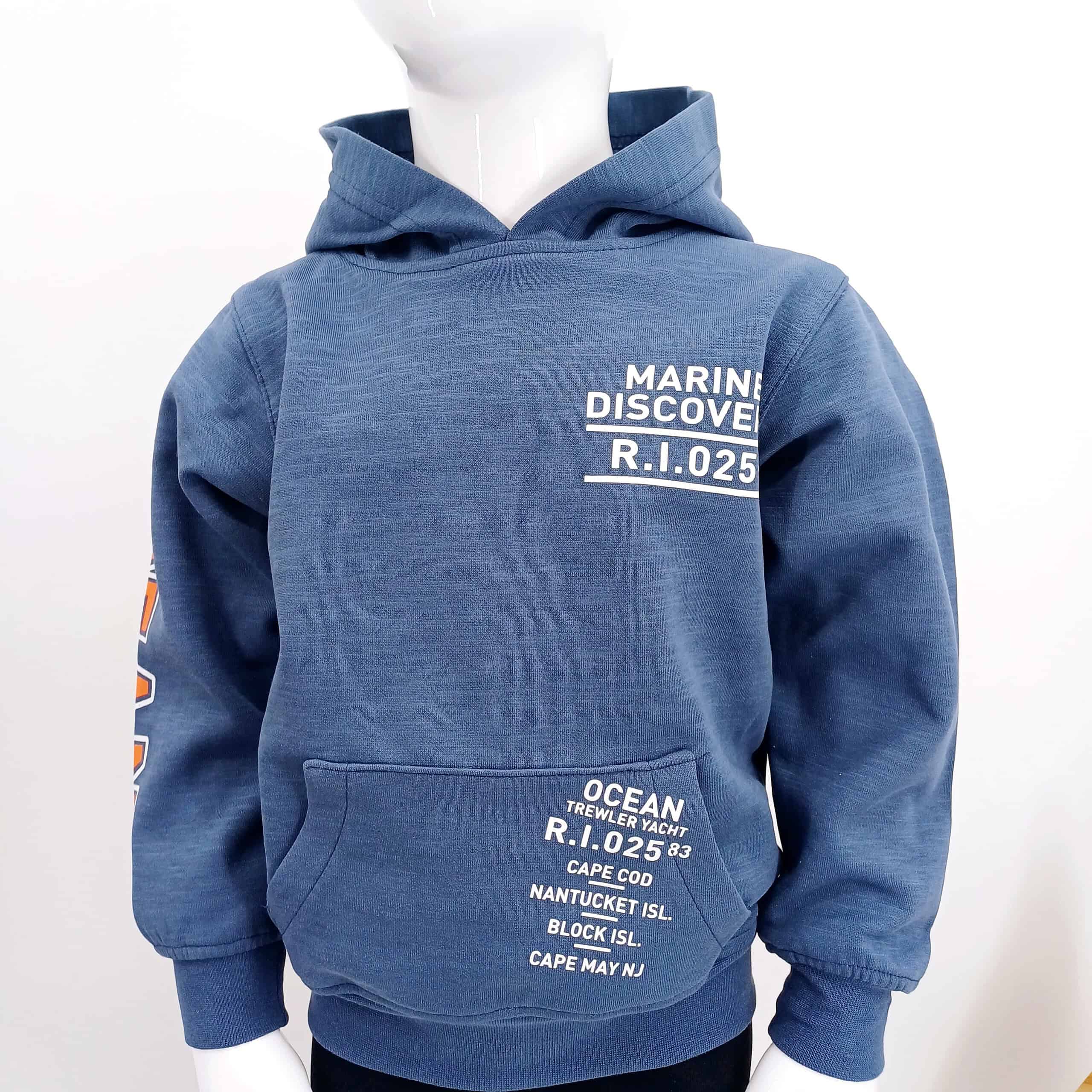 Sweat à capuche enfant « Marine Discovery » (1 à 4 ans) – Image 2