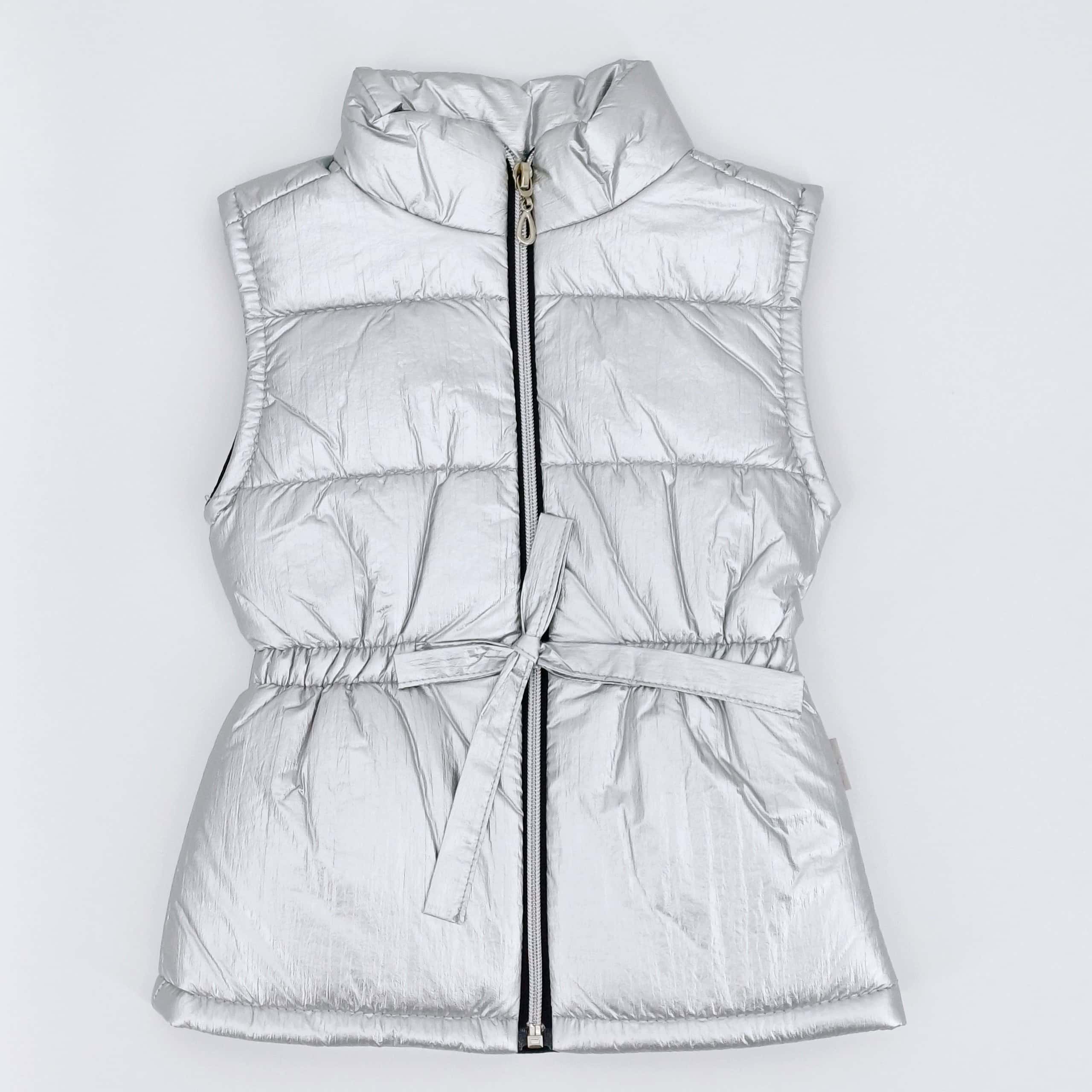 Veste sans manches pour enfants, de couleur dorée et fabriquée en Turquie, est parfaite pour les jeunes filles de 3 à 5 ans.