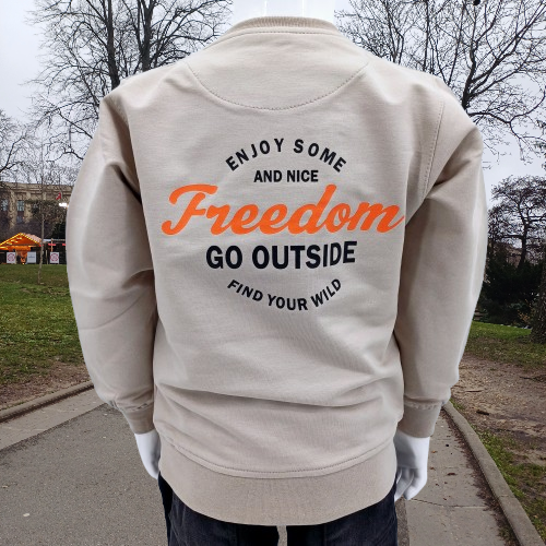 Sweat-shirt pour garçons - "Freedom" (1,2,3,4 ans)