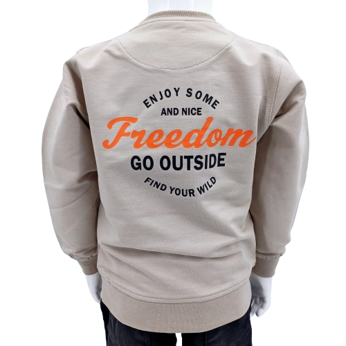 Sweat-shirt pour garçons - "Freedom" (1,2,3,4 ans)