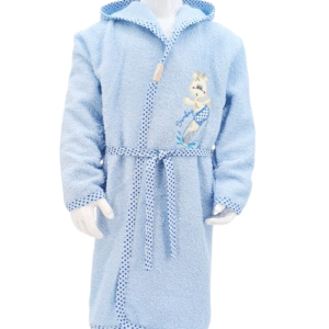 Peignoir pour Enfant avec Capuche - 3-4 Ans