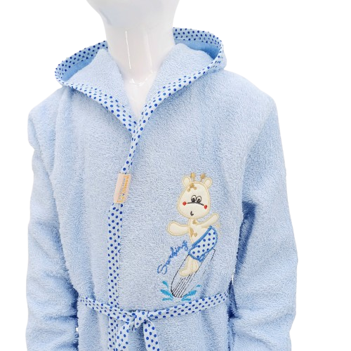 Peignoir enfant doux et confortable - Vue complète