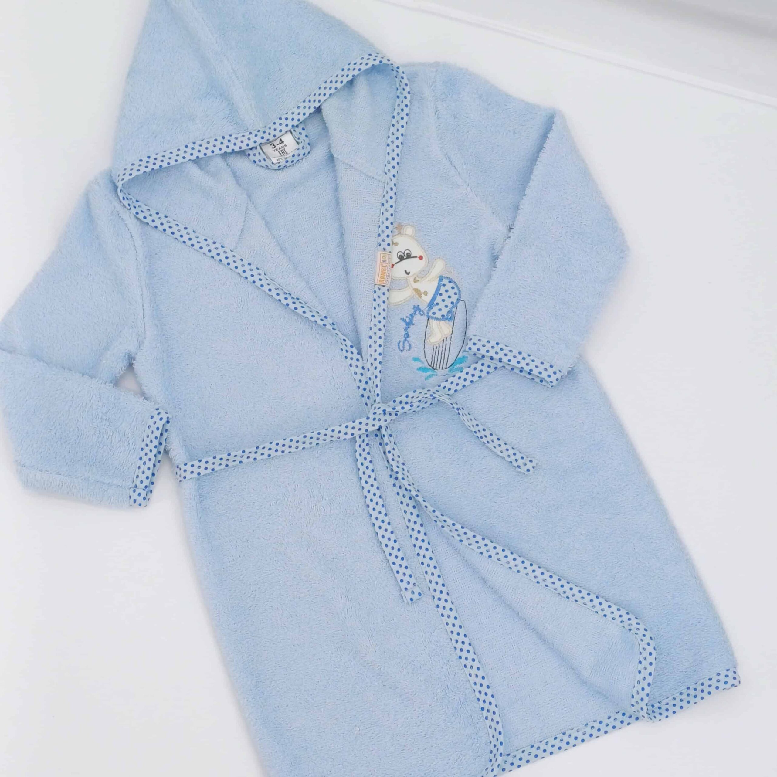 Peignoir enfant doux et confortable - Vue complète