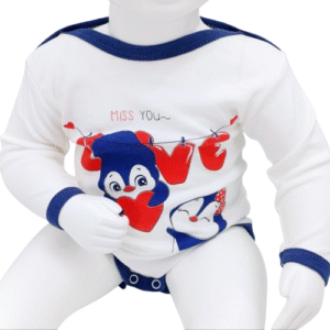 Adorable body pour bébés (0-3, 3-6, 6-9 mois)