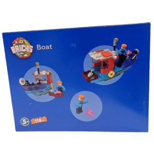 Jeu de construction bateau – 118 pièces, dès 5 ans