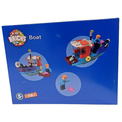 Jeu de construction bateau – 118 pièces, dès 5 ans