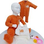 Set Tortue Douceur – Pyjama velours + body – 0 à 9 mois
