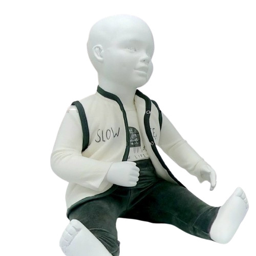 Ensemble bébé 3 pièces motif tortue Slow Life, body, gilet et pantalon