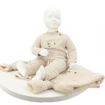 ensemble bébé hiver 2 pièces en coton chaud avec broderie mouton