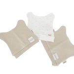 bonnets bébé en coton bio doux 0–6 mois, lot de 3