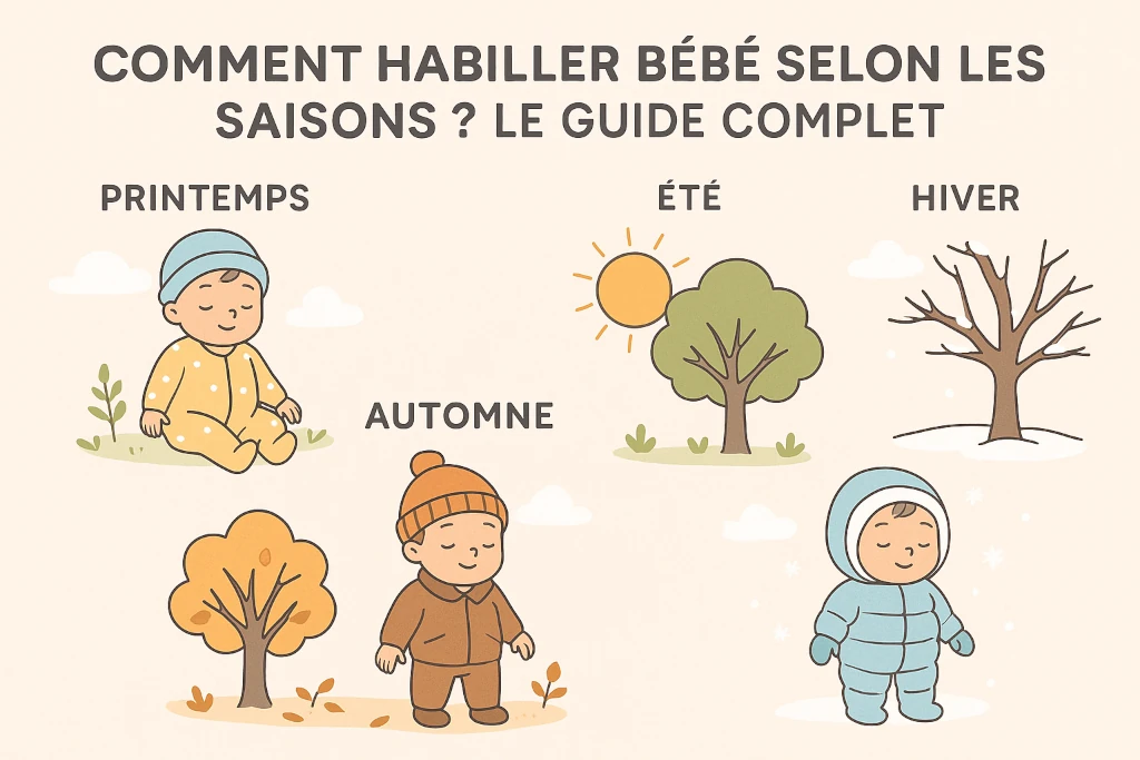 Comment habiller bébé selon les saisons ?